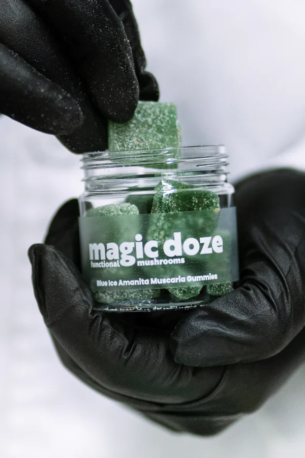 Amanita Muscaria Mushroom Gummies (Blue Ice) - Magic Doze - Image 4