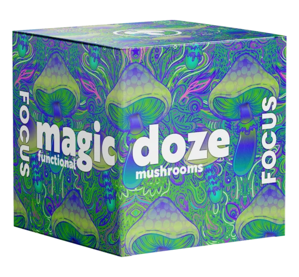 Lion's Mane Mushroom Gummies with Delta 9 THC (Strawnana) - Magic Doze - Image 2
