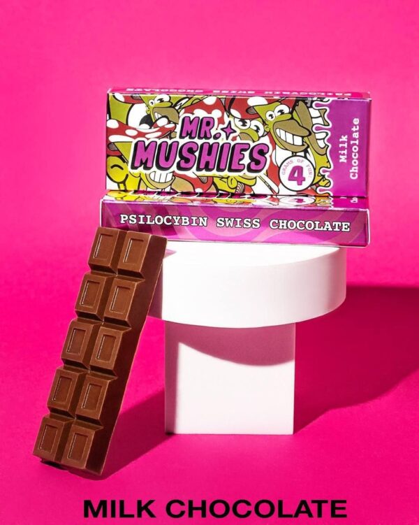 Mr Mushies Mushroom Chocolate Bar 4g - Image 5